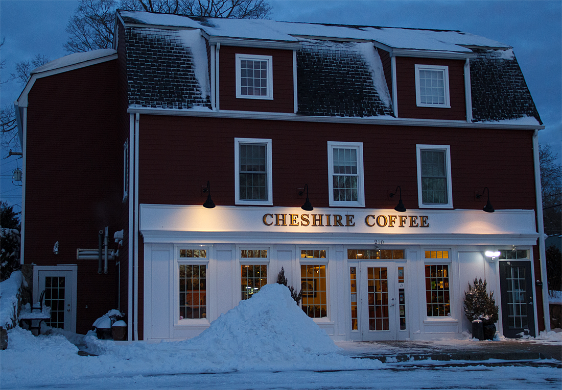 Cheshire Coffee After a Snowstorm