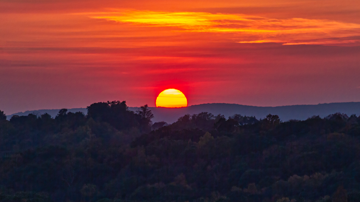 Autumn Sunset in Wallingford